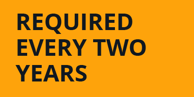 Required training every two years